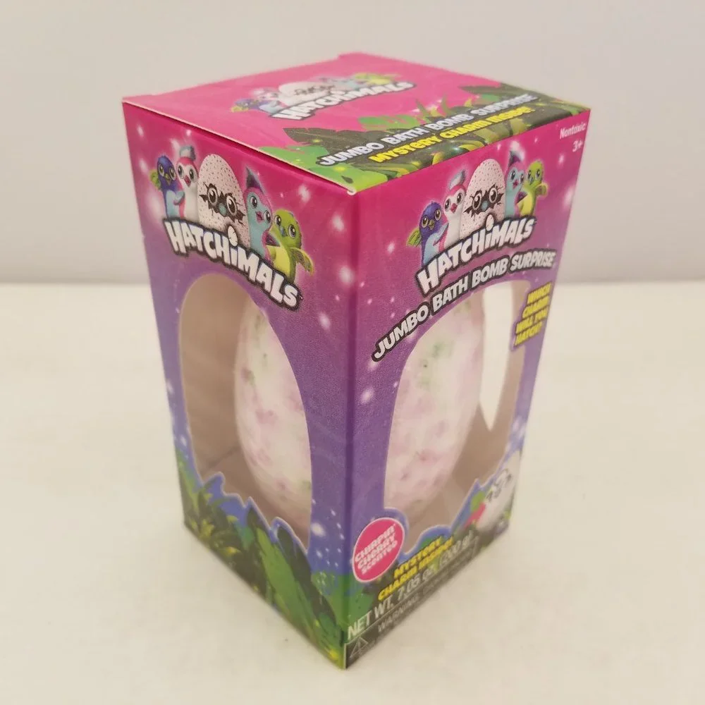 Hatchimals Jumbo Bath Bomb Surprise Chirpin' Cherry Scented